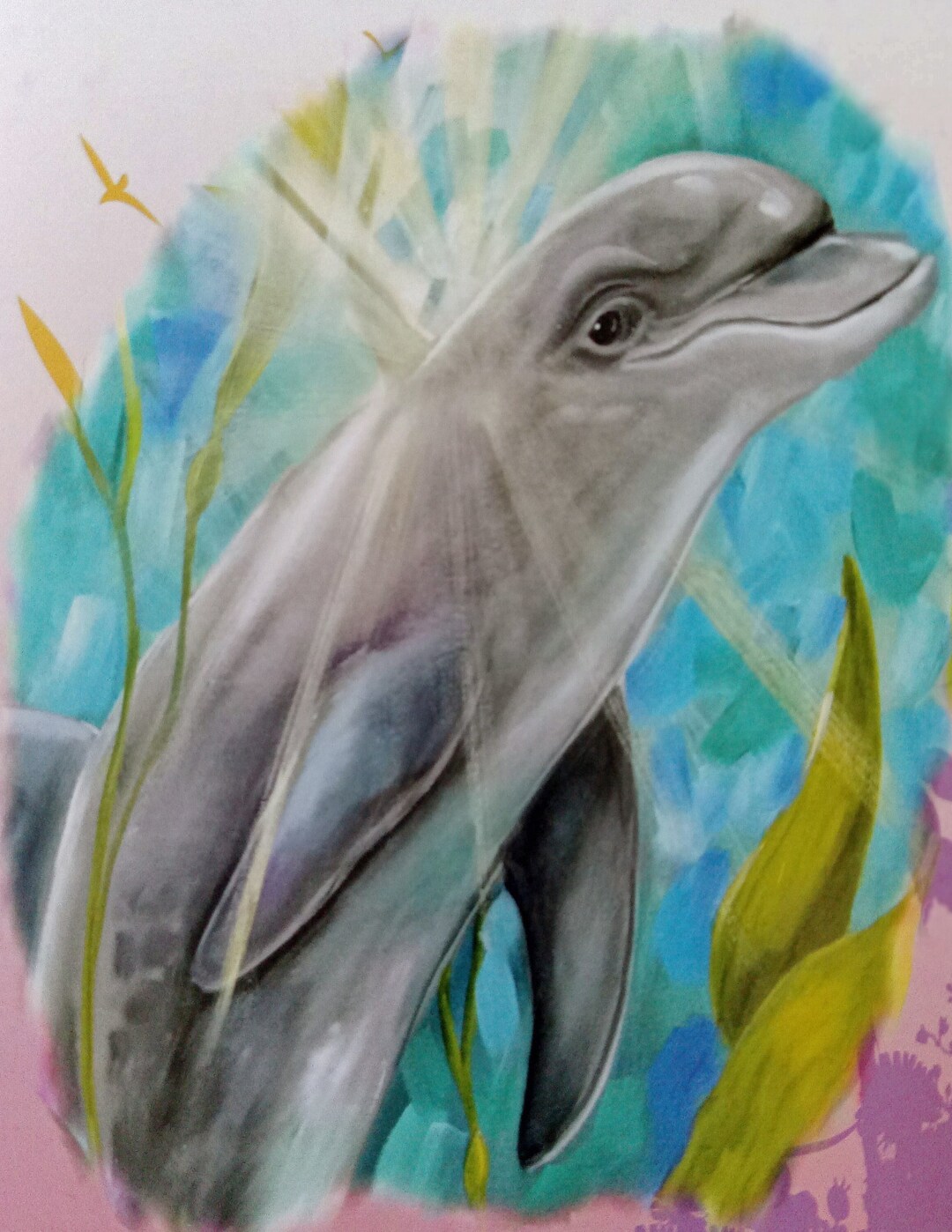 Dolphin Greeting Card - Etsy
