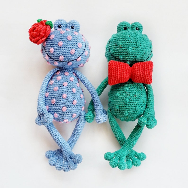 Crochet Frog amigurumi pattern / Green amigurumi Frog / | Etsy