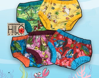 Hawaiian Diaper Covers - sea creature Diaper Covers - diaper Covers, Baby Gift, Baby Shower Gift, Baby Accessories