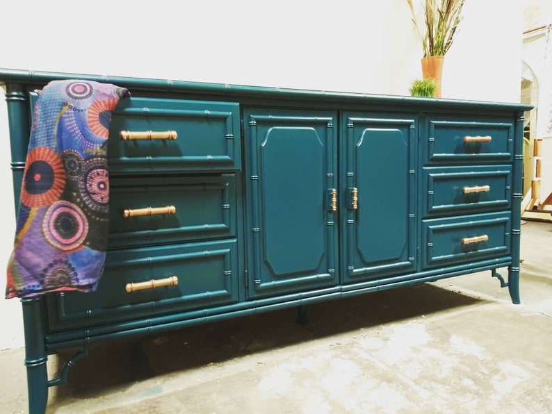 Dixie Aloha Bamboo Dresser Free Shipping Etsy