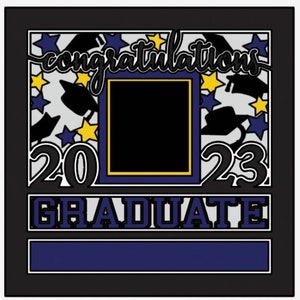 3D Graduate 2023 Shadowbox