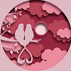 3D Valentine Birds Shadowbox
