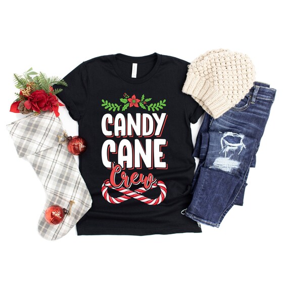 Candy Cane Crew Funny Christmas Holiday 