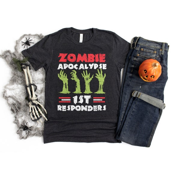 Zombie Apocalypse 1st Responders T-Shirt Zombie Apocalypse 1st Responders T-Shirt