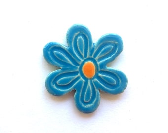 Flower/Ceramic Tile for Mosaics/Craft Projects/Handmade