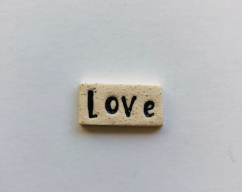 Ceramic Words for Mosaics/Craft Projects/Handmade