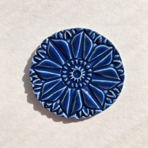 3 3/20,3 cm Keramikfliese Medaillon für Mosaike/Handwerksprojekte/handgemacht/Kreis/