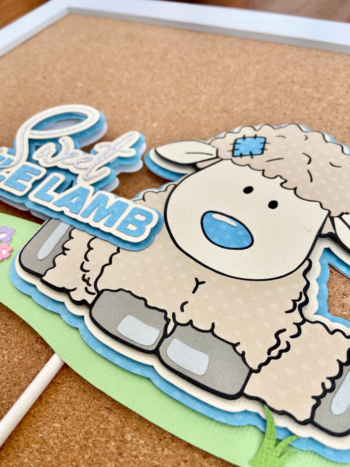 Lamb Cake Topper/sweet Little Lamb/lamb Baby Shower/baby Etsy