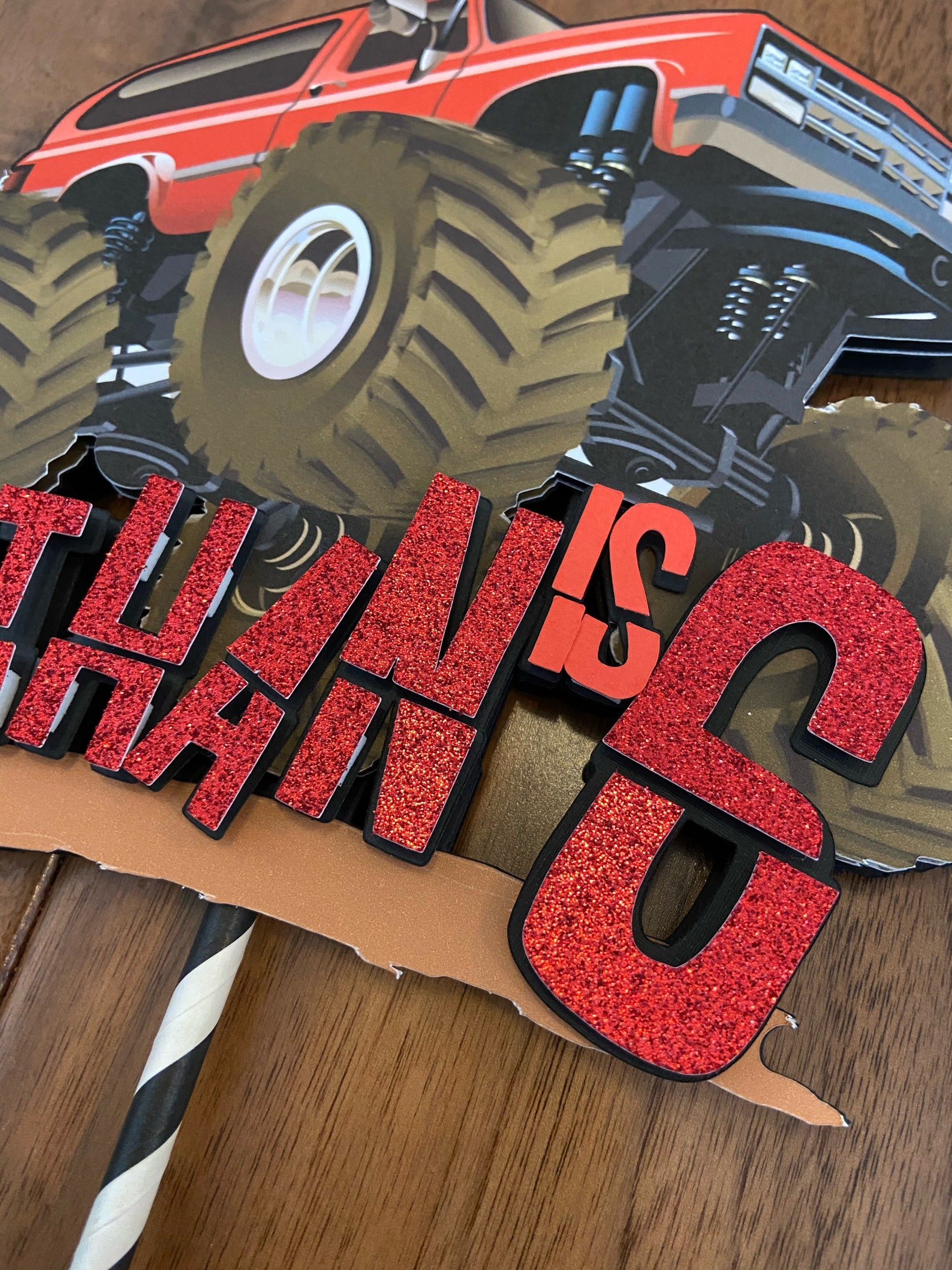 Monster Truck Cake Topper/monster Jam Cake Topper/monster Etsy UK