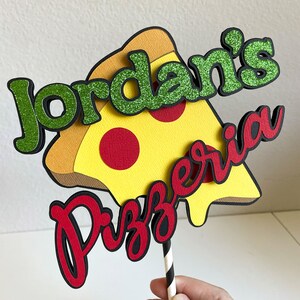 Pizza Party Cake Topper/Make Your Own Pizza Party