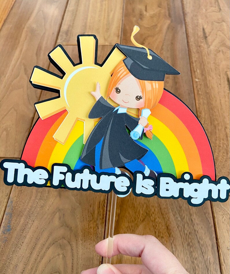 Star Topper Graduation Future is Bright Graduation Cake Topper, Senior Celebration - Etsy