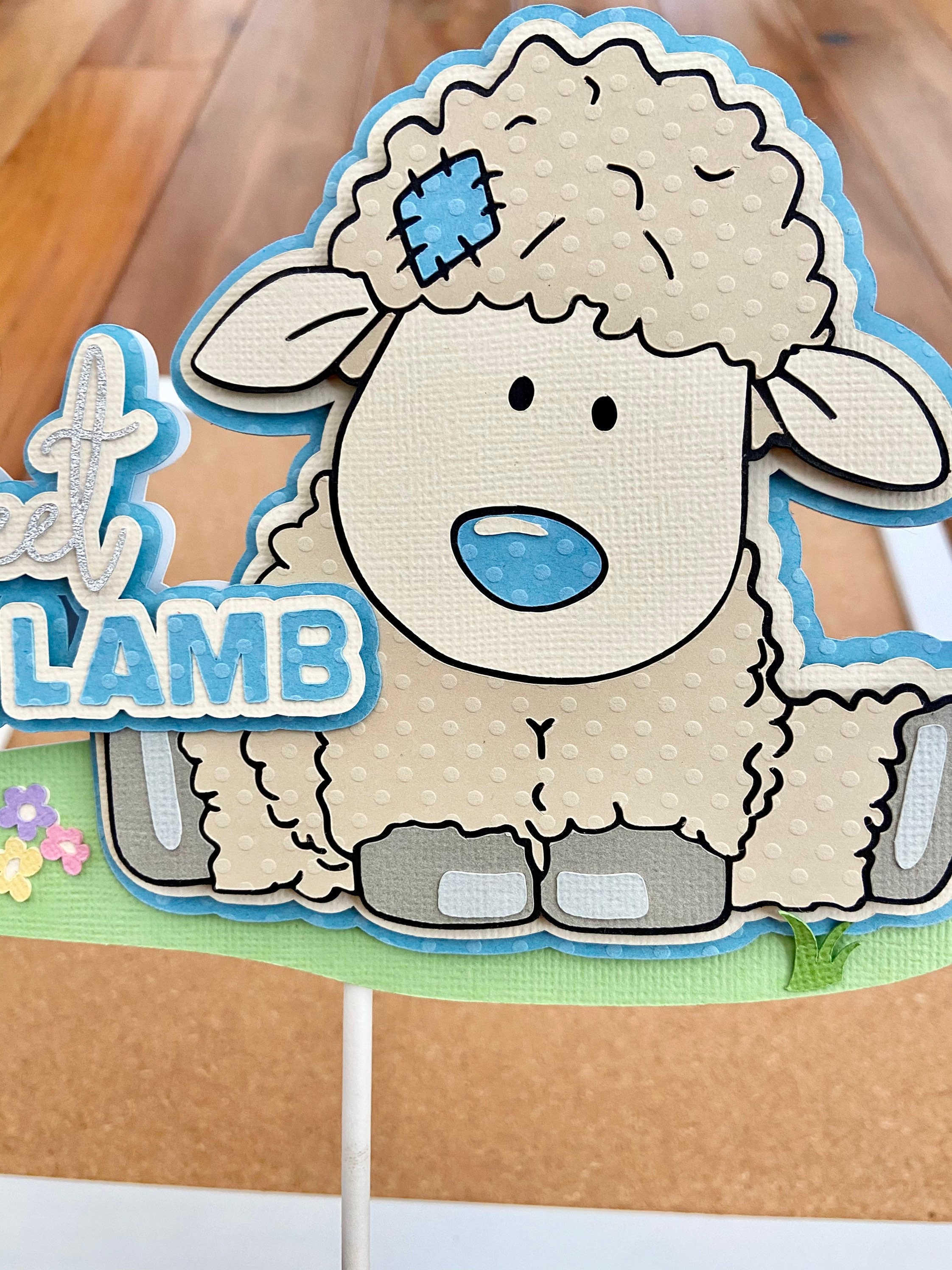 Lamb Cake Topper/sweet Little Lamb/lamb Baby Shower/baby Etsy