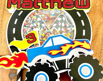 Monster Truck Cake Topper/Monster Jam Cake Topper/Monster Truck Decorations