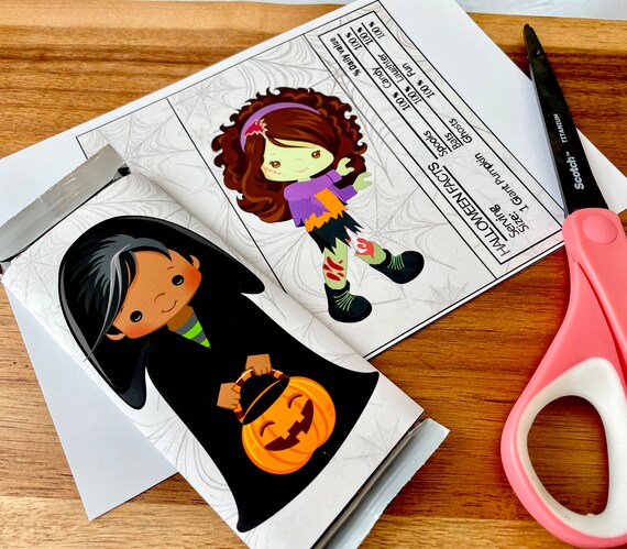 Halloween Candy Bar Wrapper/Halloween Printable/Halloween Party Favors/Hershey Bar Wrapper