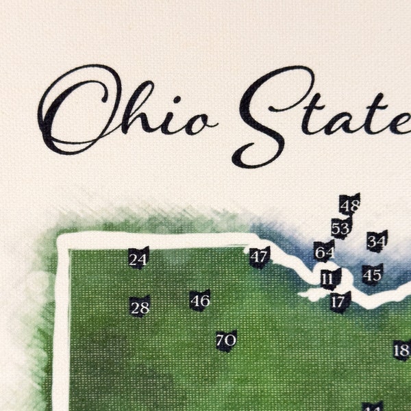 DIY Ohio State Parks Push Pin Map, Travel Map, Checklist Map, Personalized Gift for Wanderlust Inspired Adventures, Gift for Traveler