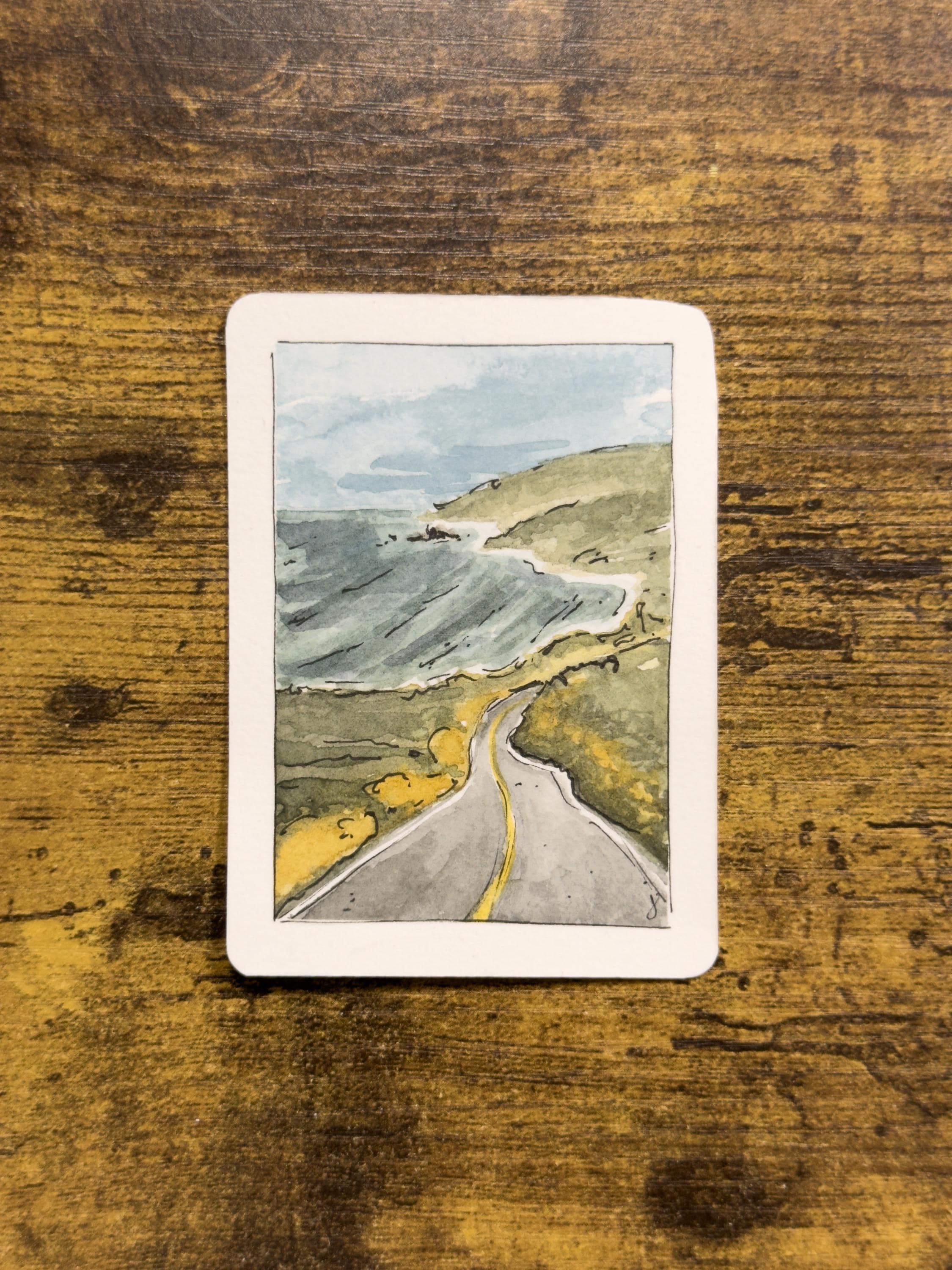 Landscape ACEO Art Cards – Original Hand-painted Artist Trading Cards ...