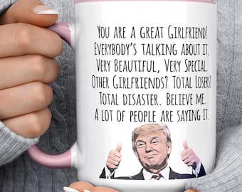 Funny Girlfriend Mug, Cute Coffee Cup Gift for Her, Valentine’s, Birthday, Anniversary, Christmas 11oz 15oz