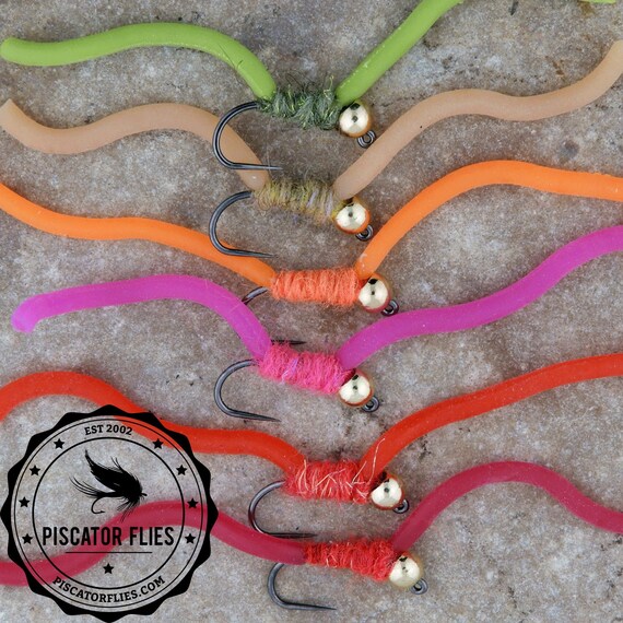 1 DOZEN  BEAD HEAD RED AND GOLD NYMPHS FOR FLY FISHING-BH 35 