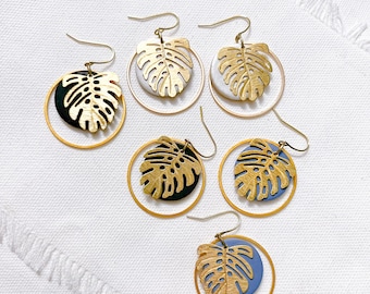 THE TAYLOR/Polymer Clay/Earrings/Trending/Gifts/Clay Earrings/Handmade/Unique/Gold/Style/Beautiful/Dangle/Drop/Jewelry