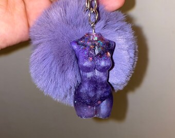 Fit Pregnant Plus size Female /& Male goddess keychain