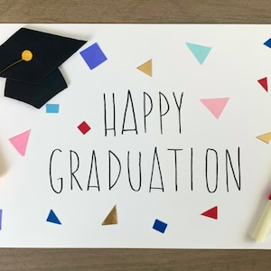 Graduation Pop up Name Card