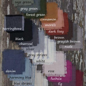 medium weight linen samples