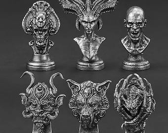 Cupronickel Lilith Miniature | Game Character, Board Game Piece