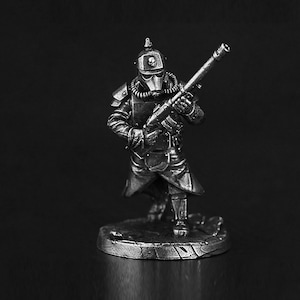 Krieg, Bordspelstukken | Miniatuurbeeldje | Metalen sculptuur | Wargames-miniaturen | Humanoïde beeldje | D&D | Kerkers en draken