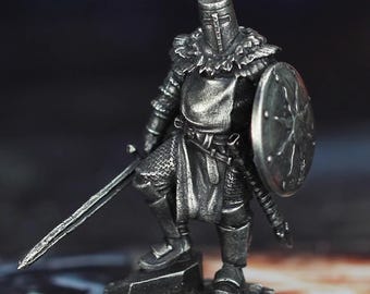Zwiebel Ritter Figur | Herz | Brettspielfiguren | Miniatur-Figur | Metall Skulptur | Kriegsspiele Miniaturen | Humanoide Figur | D&D