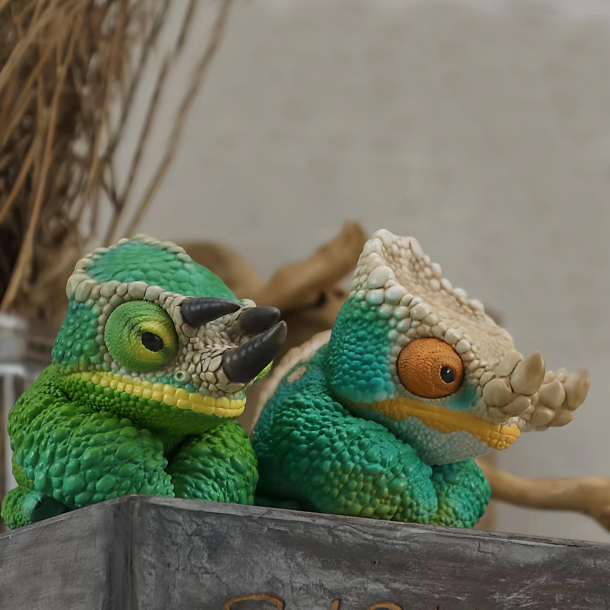 Chameleon statue - Etsy 日本