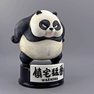 Angry Panda | animal model | Animal Miniatures | Statue for Home Decor