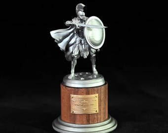 Spartanischer Soldat, Harz-Kriegerstatue, 300 Leonidas-Abbildung, griechisches Kampfmodell, Thermopylae-Sammlerstück, Miniatur-Hoplit-Skulptur