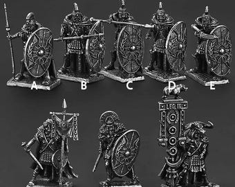 The Lost Legion of the Dead | Roman soldiers | Miniature Figurine | Metal Sculpture | Board Game Pieces | Humanoid Figurine
