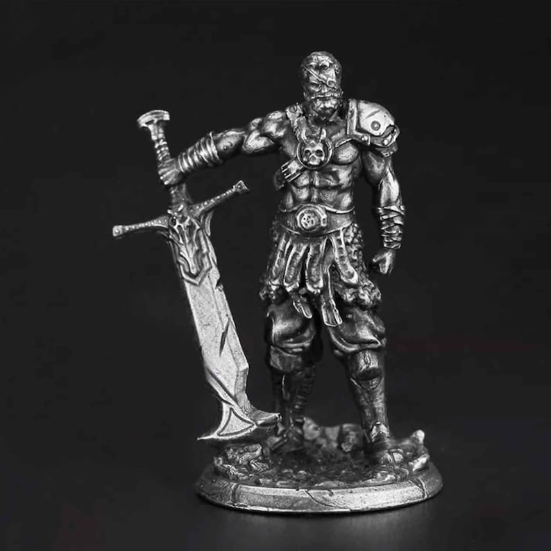 DND Miniaturen | Metall Skulptur | Brettspielfiguren | Kriegsspiele Miniaturen | Humanoide Figur Aktiv | 12stk Bild 7