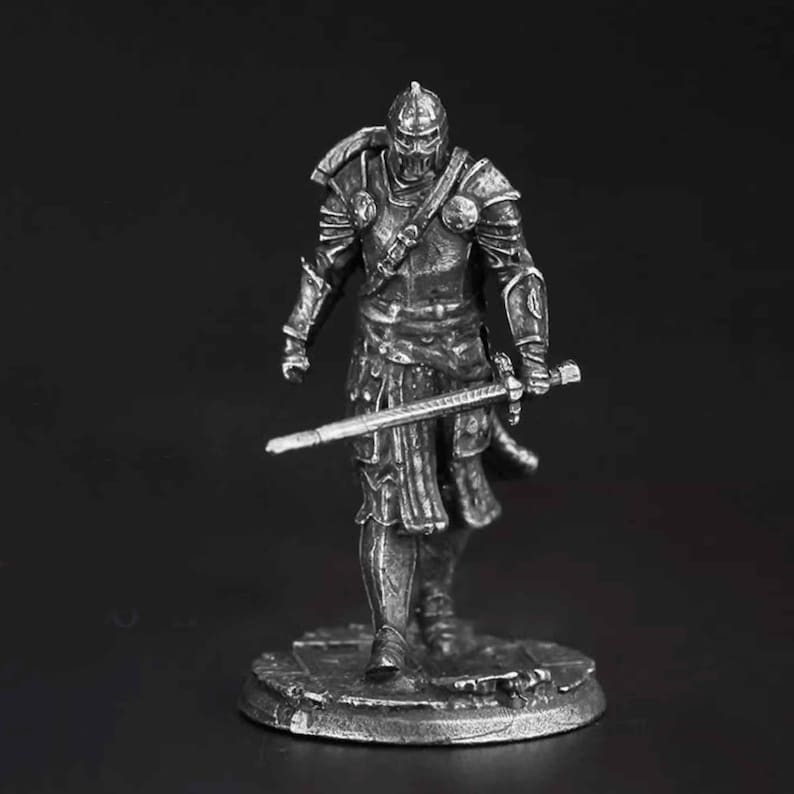 DND Miniaturen | Metall Skulptur | Brettspielfiguren | Kriegsspiele Miniaturen | Humanoide Figur Aktiv | 12stk Bild 6