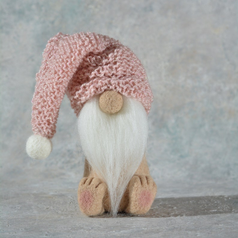 Needle Felted Gnomes/love Gnomes/gnome Doll/scandinavian Etsy