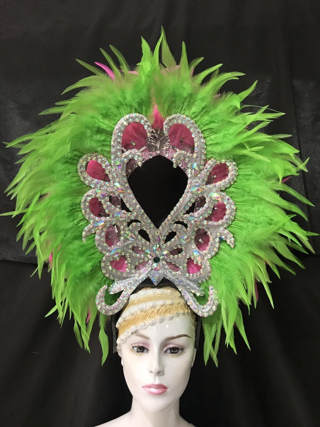 Tocado pluma, tocado de plumas Carnaval Etsy España