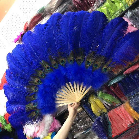 Feather Fan Dance Costume Set Etsy