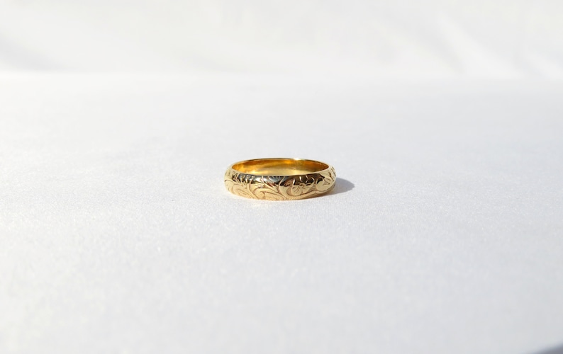 14k Gold Filled Ring, Gold Ring, Thick Gold Ring, Gold Stack Ring, Simple Gold Ring, Stacking Ring, Thick Ring, Wedding Band, Gold image 5