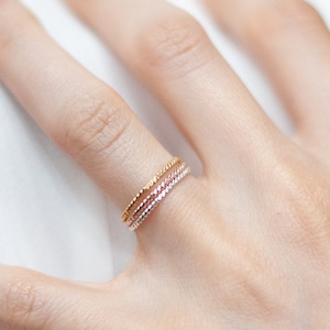 Thin Gold Ring, Gold Filled Ring, Simple Gold Ring, Thin Ring, Minimalist Ring, Stackable Ring, Simple Stacking Ring, Hammered Ring, Gold