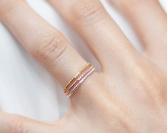 Thin Gold Ring, Gold Filled Ring, Simple Gold Ring, Thin Ring, Minimalist Ring, Stackable Ring, Simple Stacking Ring, Hammered Ring, Gold