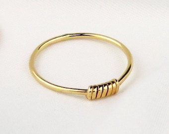 14k Gold Filled Ring, Simple Gold Ring, Stacking Ring, Minimalist Ring, Stackable Ring, Silver Ring, Simple Stacking Ring, Gold Ring
