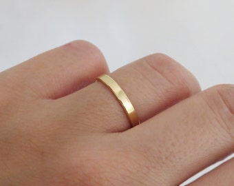 Thick Gold Ring, Gold Ring, 14k Gold Filled Ring, Gold Stack Ring, Simple Gold Ring, Stacking Ring, Thick Ring, Wedding Band, Gold