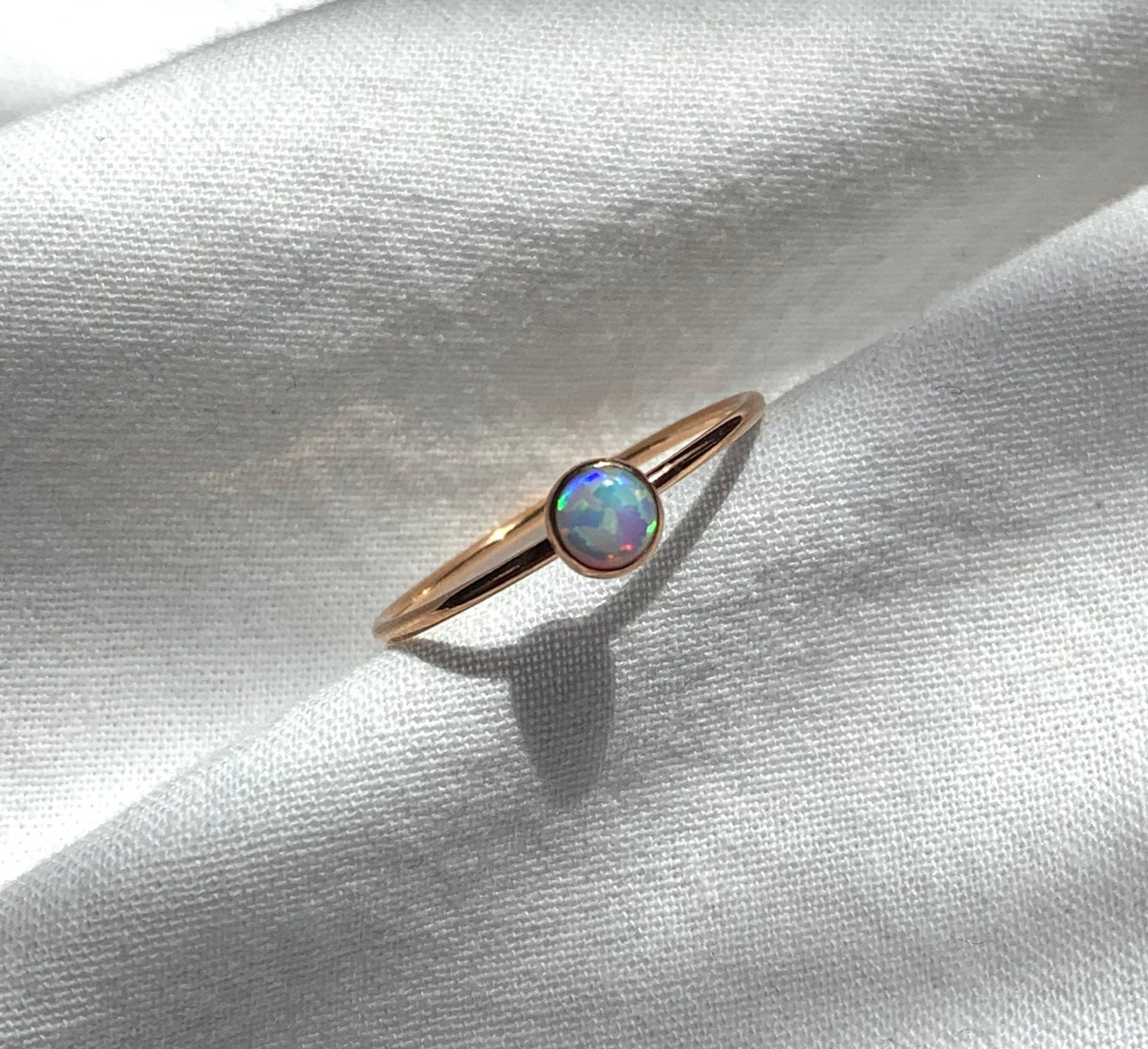 Goldfilled Opal Ring - Etsy