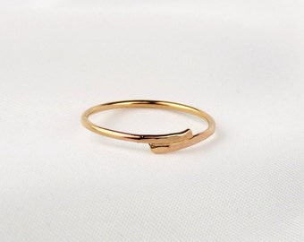 Rose Gold Ring, 14k Rose Gold Filled Ring, Wrap Ring, Thin Ring, Dainty Rose Gold Ring, Stackable Ring, Minimalist Ring, Stacking Ring