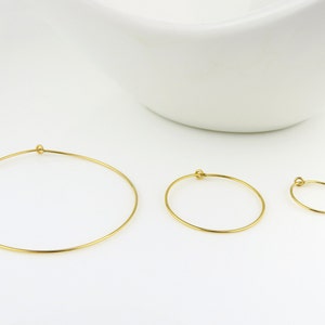 Gold Hoop Earrings, Hoop Earrings, Gold Hoops, Dainty Hoops, Big Hoop Earrings, Delicate Hoops, Hoops, Minimalist Hoop Earrings