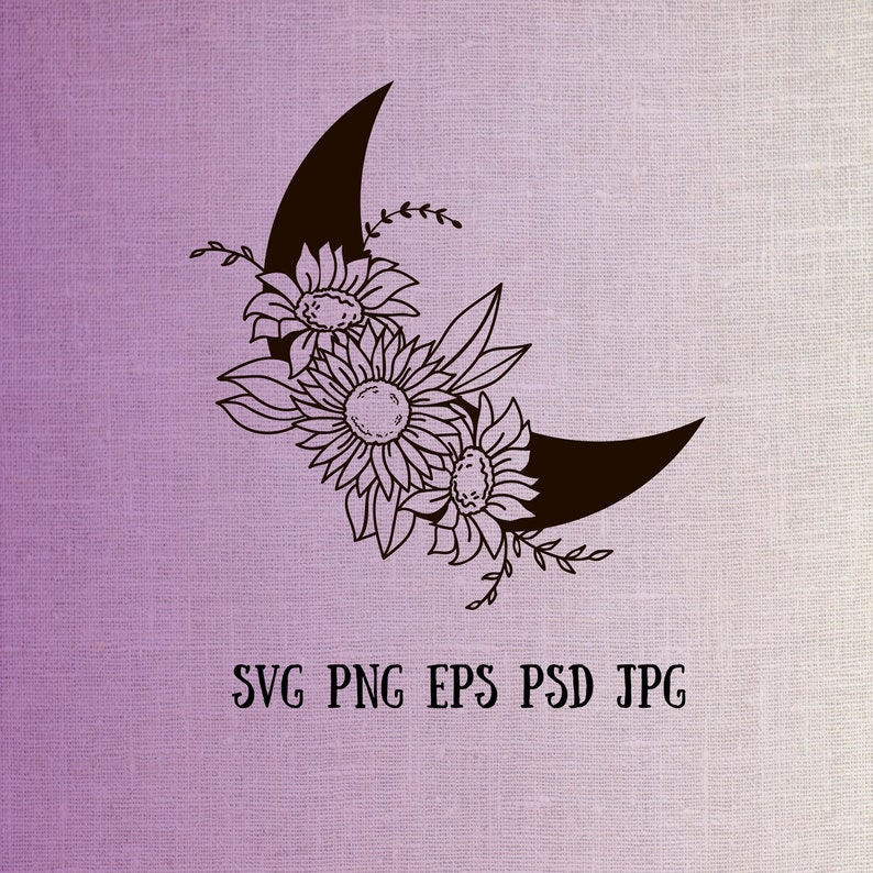 Free Free 86 Flower Moon Svg SVG PNG EPS DXF File