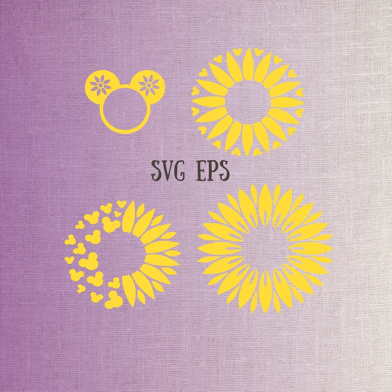 Free Free 70 Mickey Mouse Sunflower Svg SVG PNG EPS DXF File