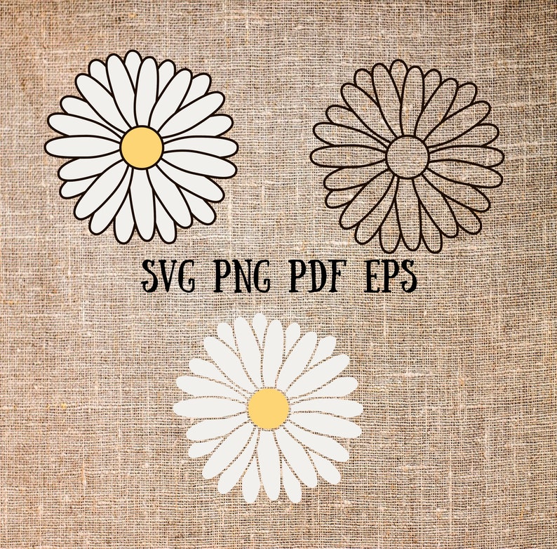 Download Daisy SVG Daisy Cut File Daisy Clipart Daisy PDF Daisy | Etsy
