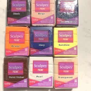 Sculpey Premo Polymer Oven-Baked Clay 2oz Orange 5033